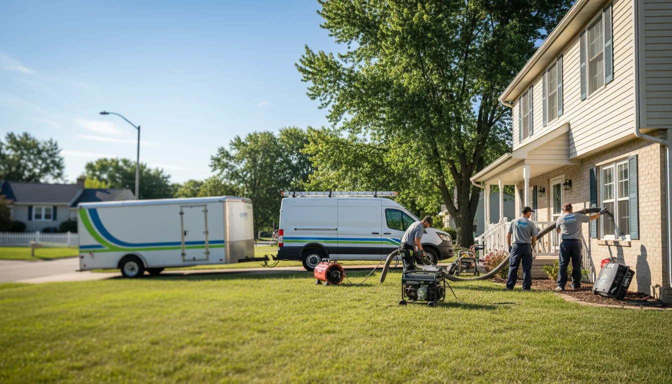 Flooded Basement Restoration And Cleanup With Repair in Coldwater, KS near me